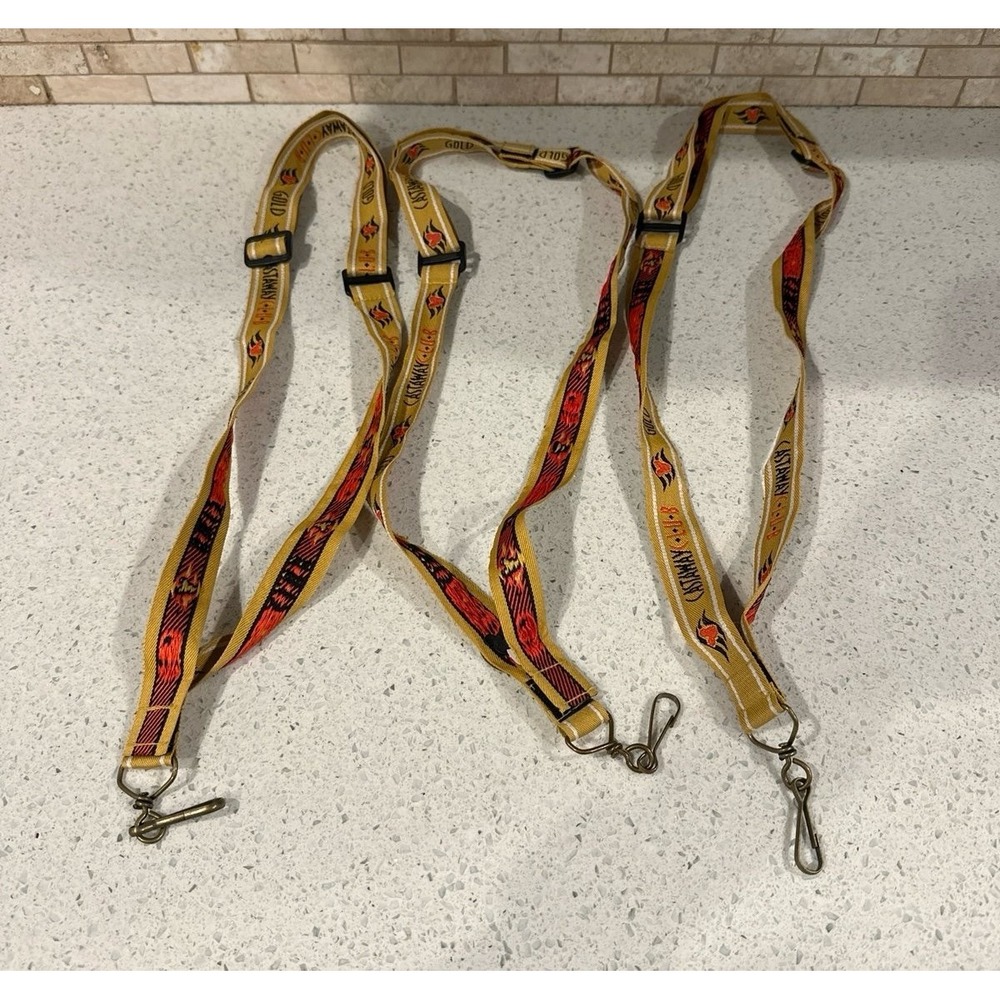 Genuine Disney Castaway Club Gold Member Adjustable Lanyard bundle